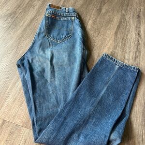 Lee vintage highrise jeans Classic Blue Denim Jeans with Back Pocket Detail